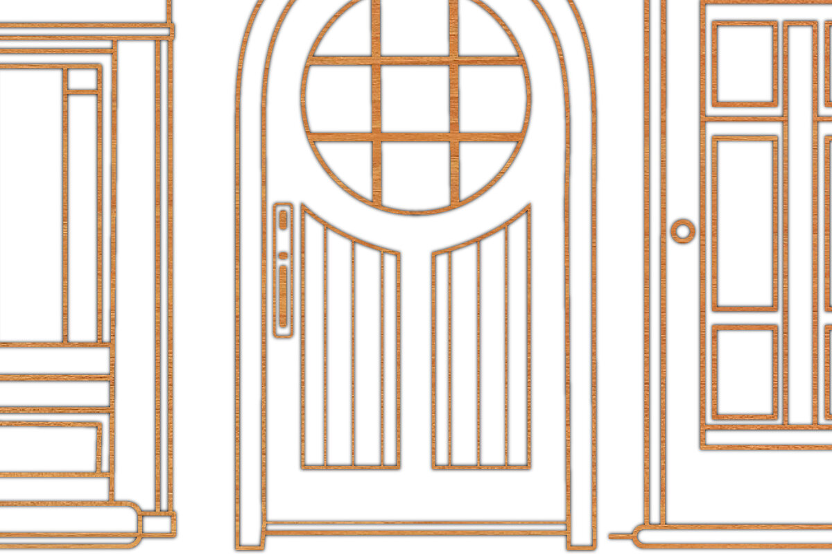 Intra απο ξύλο plywood  Χρώμα wenge 3mm-4mm πάχος - Δέσμη Door Δίασταση 30x20 cm INTRAFABR-34540447