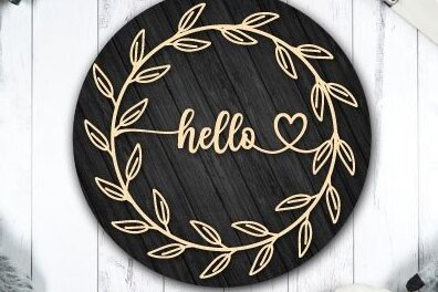 Intra απο ξύλο plywood  Χρώμα wenge 3mm-4mm πάχος - με λέιζερ πινακίδα πόρτας Δίασταση 30x20 cm INTRAFABR-34540496