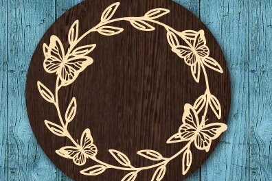 Intra απο ξύλο plywood  Χρώμα wenge 3mm-4mm πάχος - με λέιζερ πινακίδα πόρτας Δίασταση 30x20 cm INTRAFABR-34540502