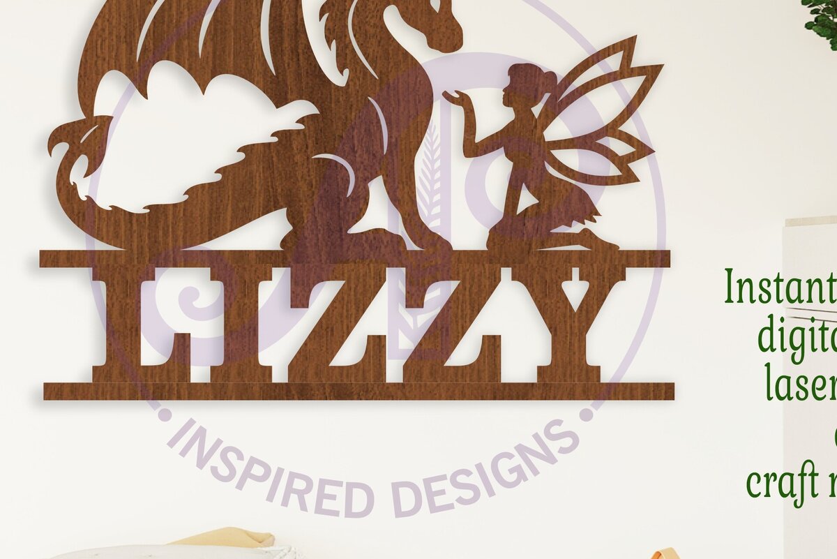 Intra απο ξύλο plywood  Χρώμα wenge 3mm-4mm πάχος - Σήμα Dragon and Fairy Name Δίασταση 30x20 cm INTRAFABR-50693947