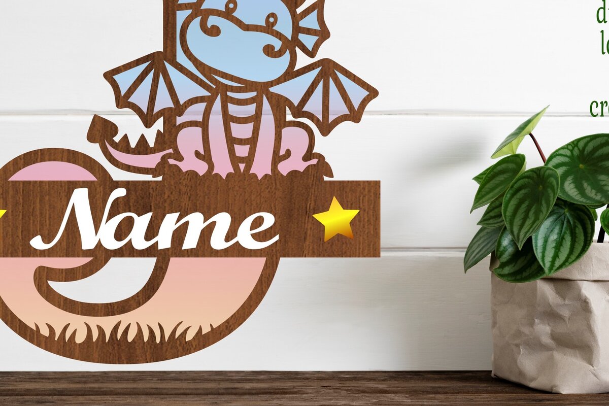 Intra απο ξύλο plywood  Χρώμα wenge 3mm-4mm πάχος - Δράκος κεφαλαίο μονόγραμμα Letter J Cut Δίασταση 30x20 cm INTRAFABR-40704194