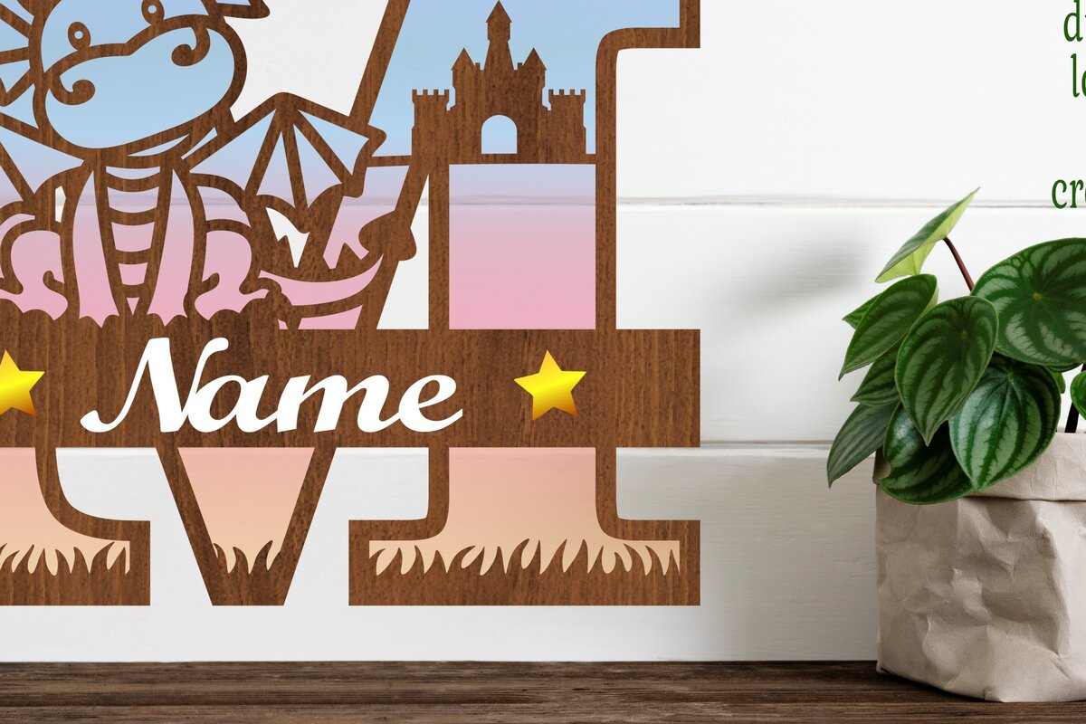 Intra απο ξύλο plywood  Χρώμα wenge 3mm-4mm πάχος - Δράκος κεφαλαίο μονόγραμμα Γράμμα M Cut Δίασταση 30x20 cm INTRAFABR-40966425