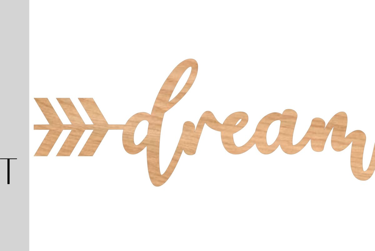 Intra απο ξύλο plywood  Χρώμα wenge 3mm-4mm πάχος - λέιζερ Dream Arrow Δίασταση 20x20 cm INTRAFABR-111273031