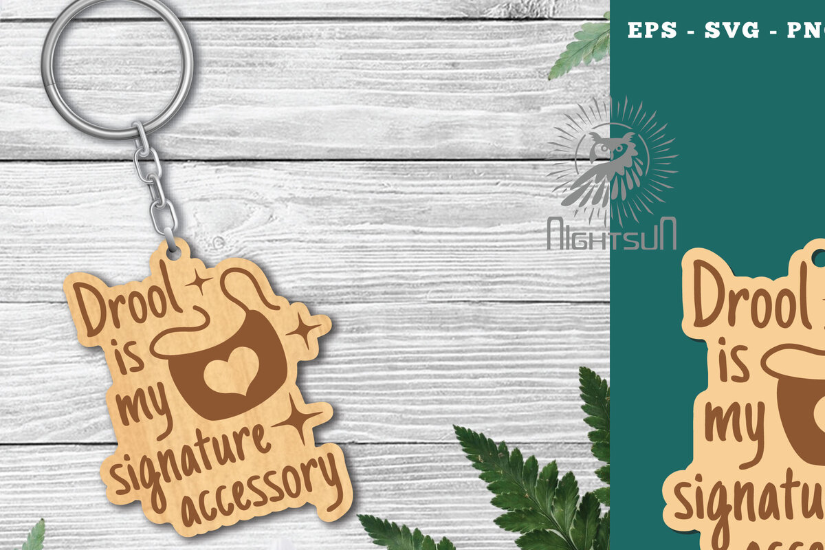 Intra απο ξύλο plywood  Χρώμα wenge 3mm-4mm πάχος - Το Drool is My Signature Accessory Laser Δίασταση 30x20 cm INTRAFABR-108443928