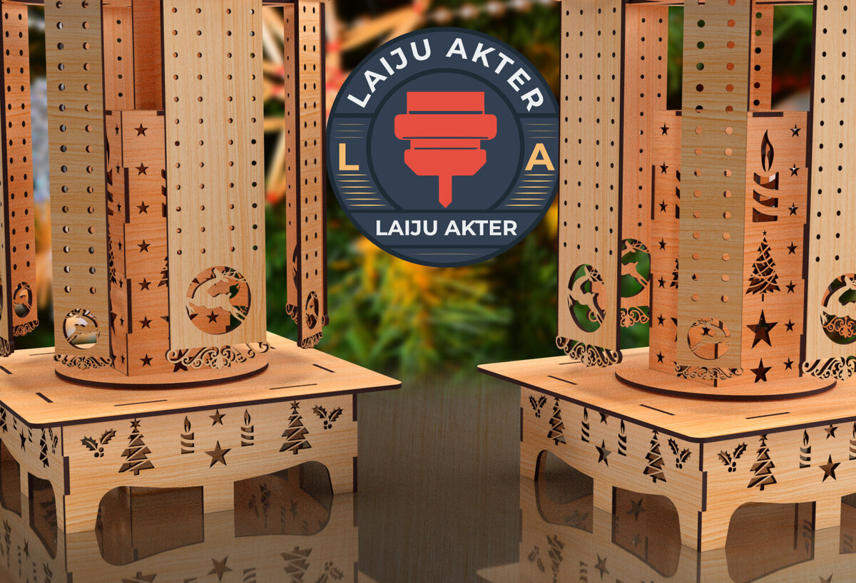 Σετ των 3 Intra απο ξύλο plywood  Χρώμα wenge 3mm-4mm πάχος - Βάση κοσμημάτων με σκουλαρίκι Δίασταση 3x3 cm INTRAFABR-105705902