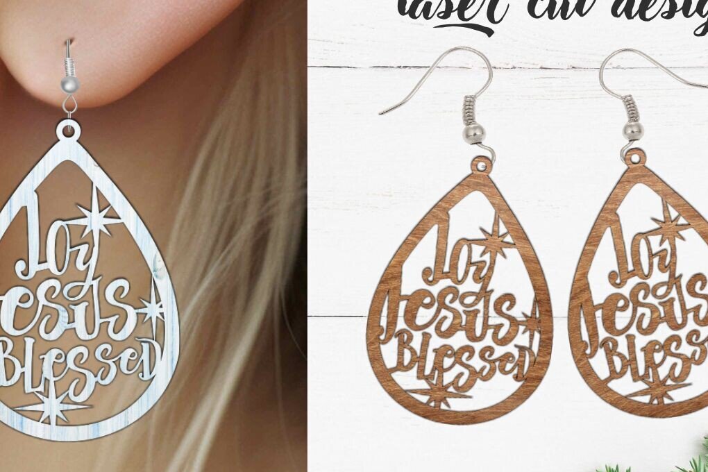 Σετ των 3 Intra απο ξύλο plywood  Χρώμα wenge 3mm-4mm πάχος - Σκουλαρίκι File, Χριστουγεννιάτικο Σκουλαρίκι Δίασταση 3x3 cm INTRAFABR-36955479