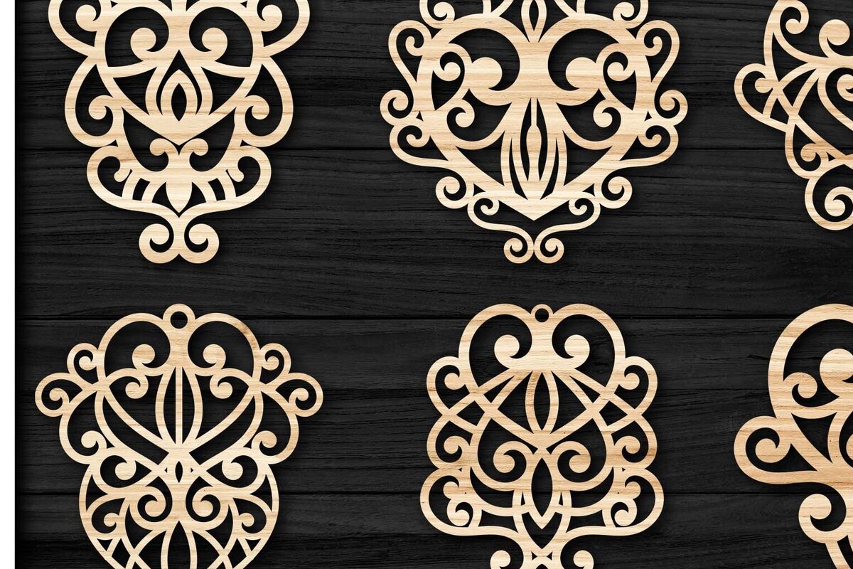 Σετ των 3 Intra απο ξύλο plywood  Χρώμα wenge 3mm-4mm πάχος - Σκουλαρίκια Κοσμήματα Bundle 36 Δίασταση 3x3 cm INTRAFABR-120693212