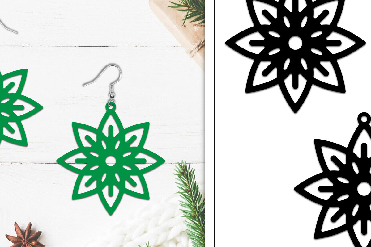 Σετ των 3 Intra απο ξύλο plywood  Χρώμα wenge 3mm-4mm πάχος - Σκουλαρίκια Lasercut | Σκουλαρίκια Δίασταση 3x3 cm INTRAFABR-120296826