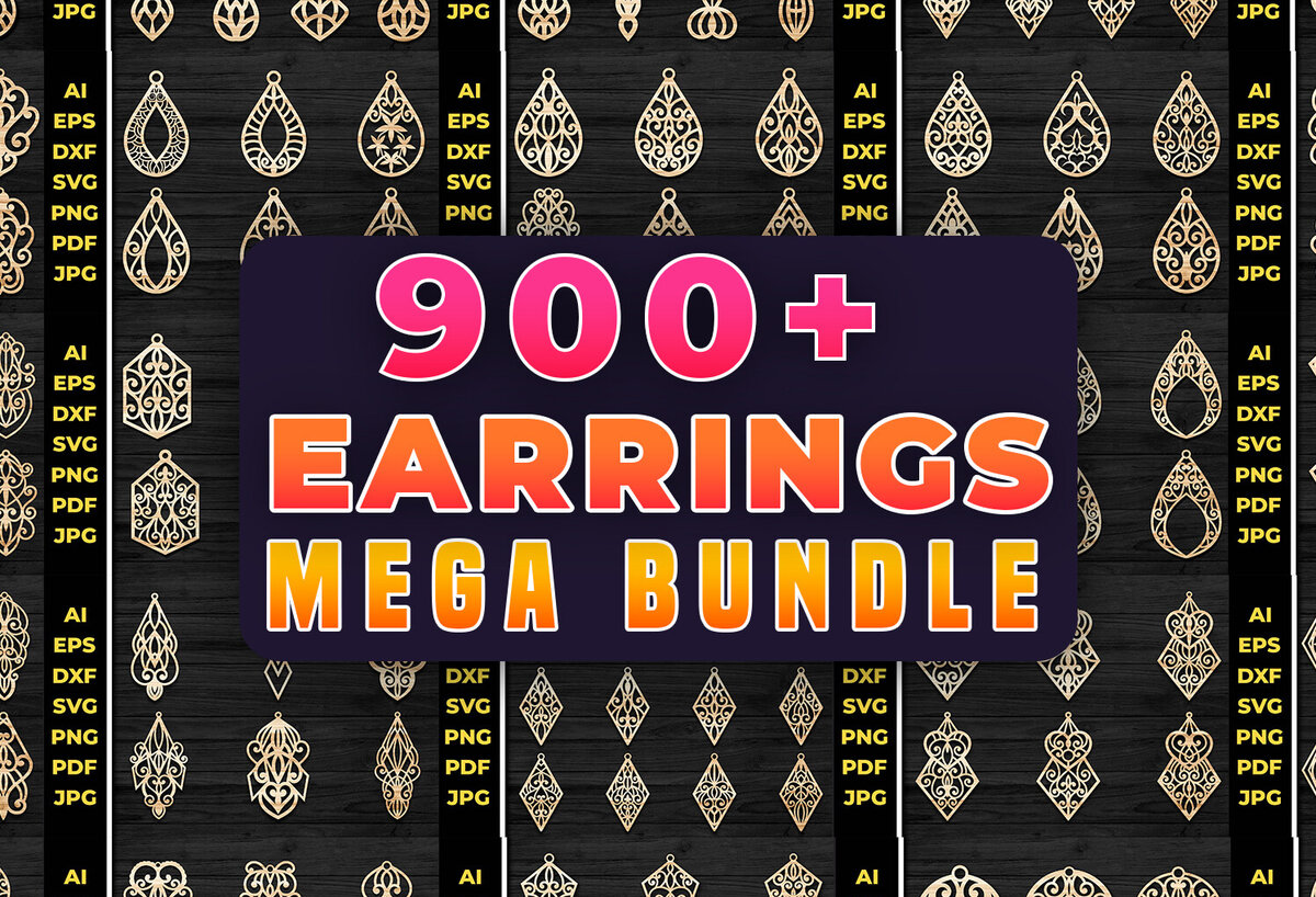 Σετ των 3 Intra απο ξύλο plywood  Χρώμα wenge 3mm-4mm πάχος - Σκουλαρίκια Mega Bundles ,Σκουλαρίκια Σετ Δίασταση 3x3 cm INTRAFABR-97975582