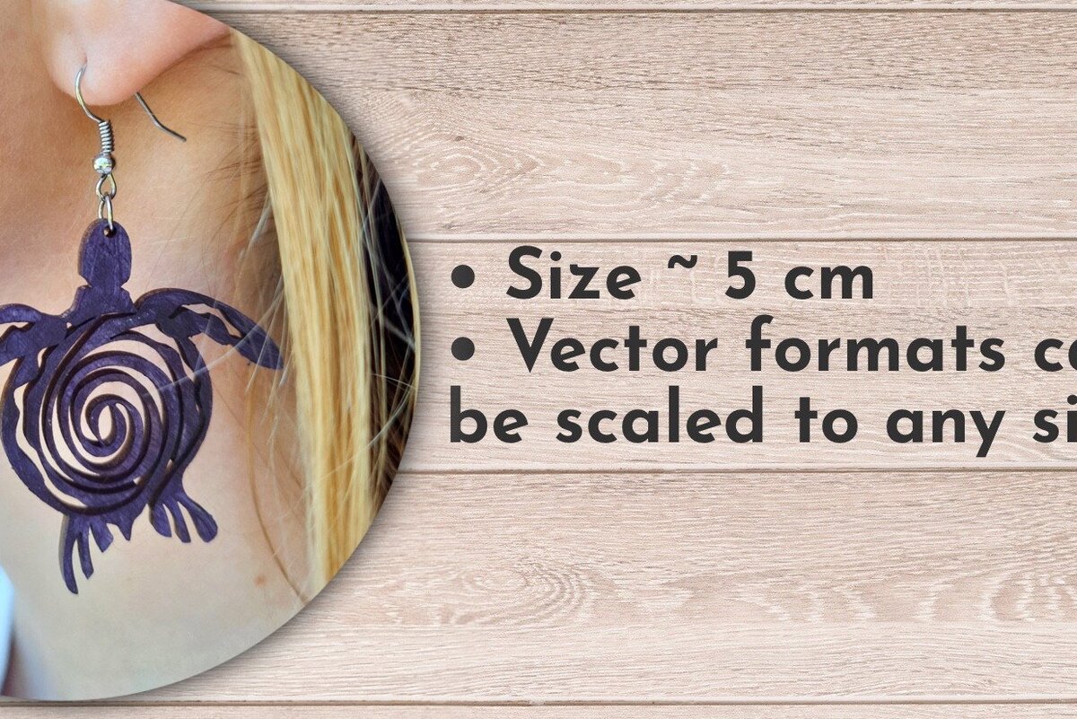 Σετ των 3 Intra απο ξύλο plywood  Χρώμα wenge 3mm-4mm πάχος - Σκουλαρίκια , Summer Files Δίασταση 3x3 cm INTRAFABR-112270182