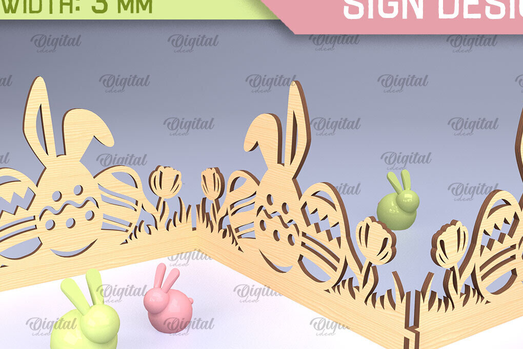 Σετ των 2 Intra απο ξύλο plywood  Χρώμα wenge 3mm-4mm πάχος - Πασχαλινό Σήμα Ακορντεόν Δίασταση 15x15 cm INTRAFABR-39460916