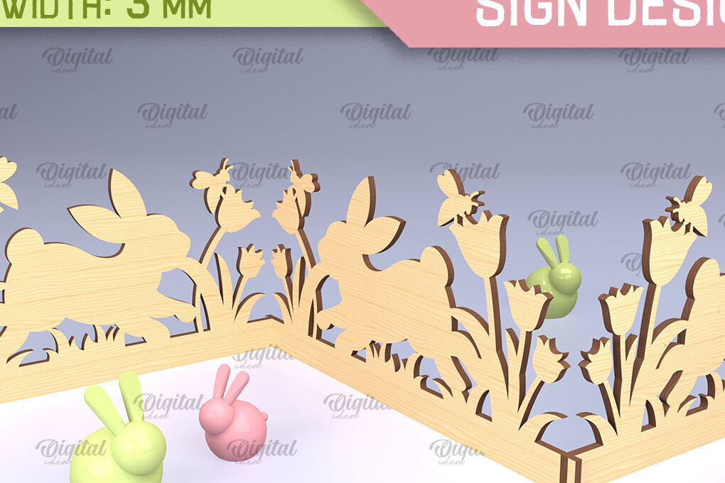 Σετ των 2 Intra απο ξύλο plywood  Χρώμα wenge 3mm-4mm πάχος - Πασχαλινό Σήμα Ακορντεόν Δίασταση 15x15 cm INTRAFABR-39460930