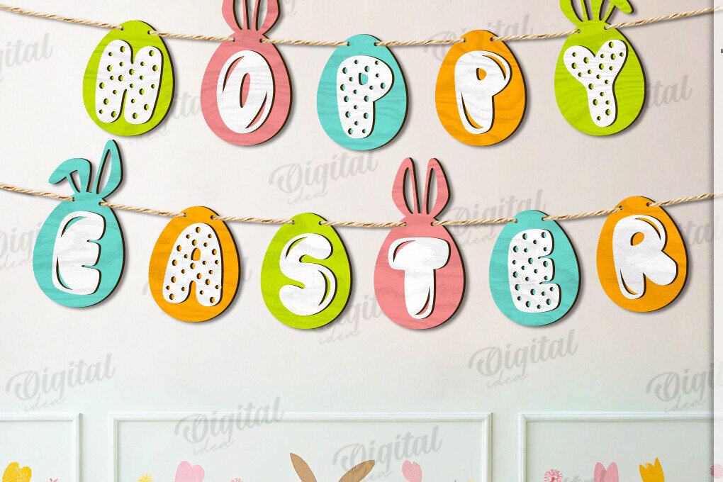 Σετ των 2 Intra απο ξύλο plywood  Χρώμα wenge 3mm-4mm πάχος - Πασχαλινό πανό με λέιζερ Δίασταση 15x15 cm INTRAFABR-118677866