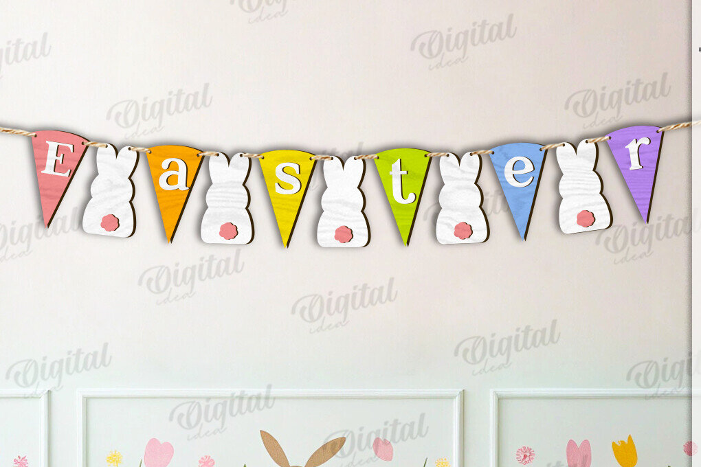 Σετ των 2 Intra απο ξύλο plywood  Χρώμα wenge 3mm-4mm πάχος - Πασχαλινό πανό με λέιζερ Δίασταση 15x15 cm INTRAFABR-118677896