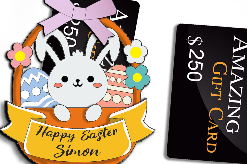 Σετ των 2 Intra απο ξύλο plywood  Χρώμα wenge 3mm-4mm πάχος - Πασχαλινό καλάθι Δωροκάρτας Κάτοχος χρημάτων Δίασταση 15x15 cm INTRAFABR-62209091