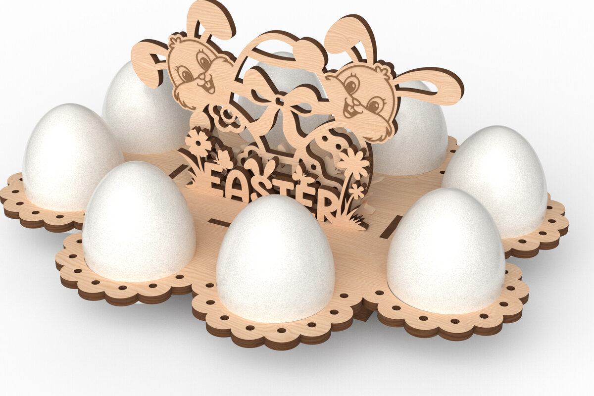 Intra απο ξύλο plywood  Χρώμα wenge 3mm-4mm πάχος - Πασχαλινό Μπάνι Αυγοθήκη Δίασταση 30x20 cm INTRAFABR-117534164