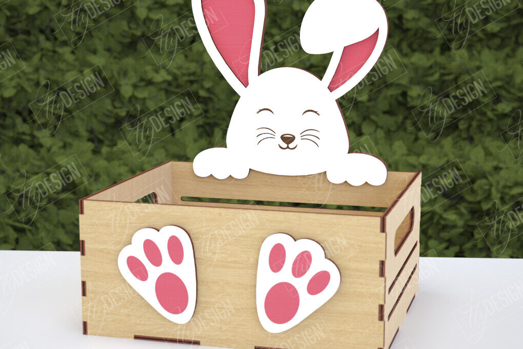 Σετ των 2 Intra απο ξύλο plywood  Χρώμα wenge 3mm-4mm πάχος - Πασχαλινή καραμέλα | Κουτί καραμέλας Δίασταση 15x15 cm INTRAFABR-122559323