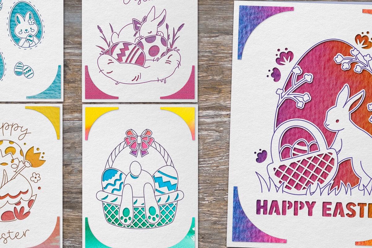 Σετ των 2 Intra απο ξύλο plywood  Χρώμα wenge 3mm-4mm πάχος - Πασχαλινή κάρτα δέσμη χαρτιού. Ευχετήρια κάρτα Δίασταση 15x15 cm INTRAFABR-122648226