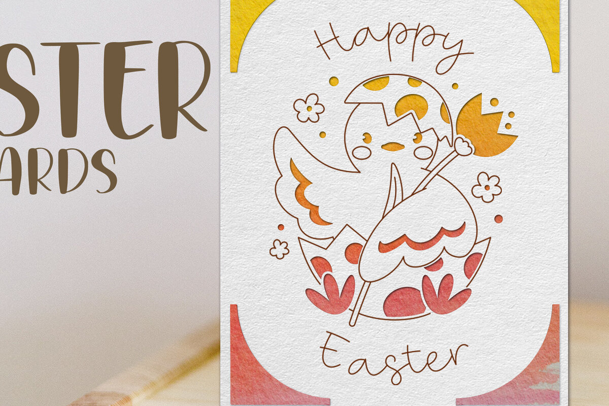 Σετ των 2 Intra απο ξύλο plywood  Χρώμα wenge 3mm-4mm πάχος - Πασχαλινή κάρτα . Χαρτί κοπής ευχετήριων καρτών Δίασταση 15x15 cm INTRAFABR-65605297