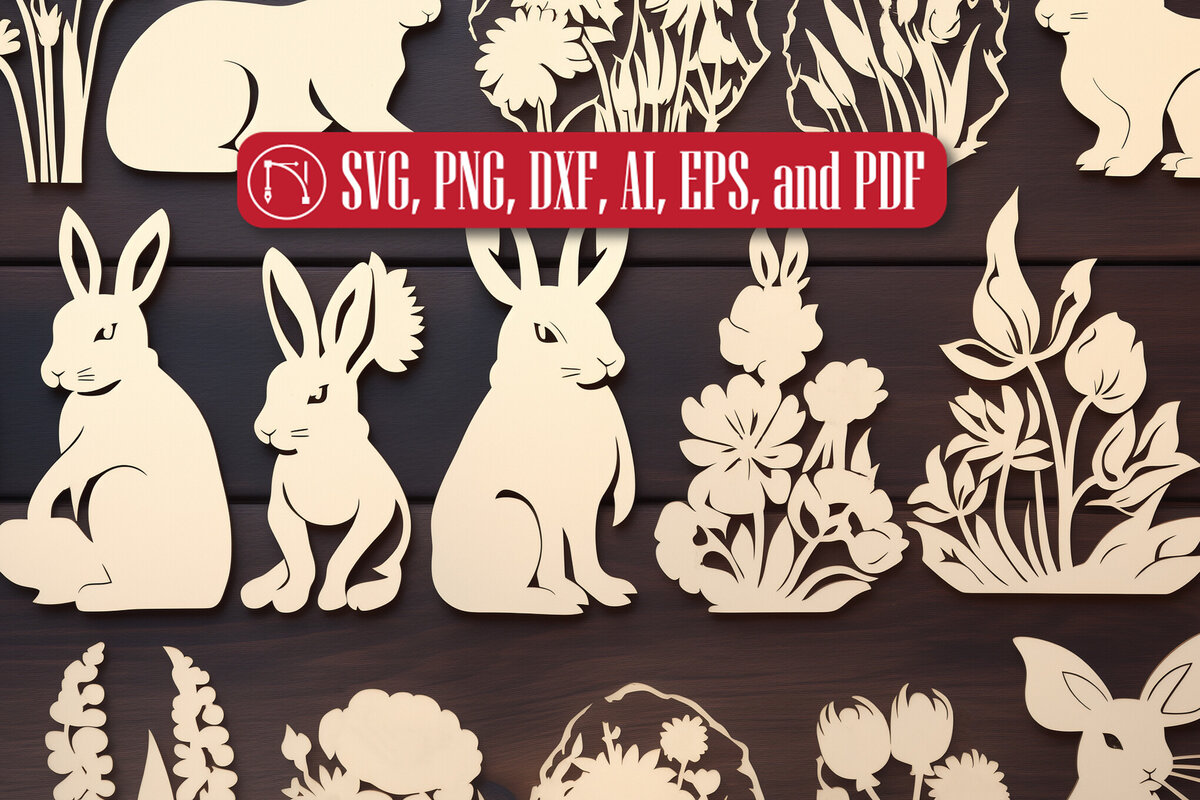 Σετ των 2 Intra απο ξύλο plywood  Χρώμα wenge 3mm-4mm πάχος - Πακέτο Day Easter Day Δίασταση 4x4 cm INTRAFABR-78570547