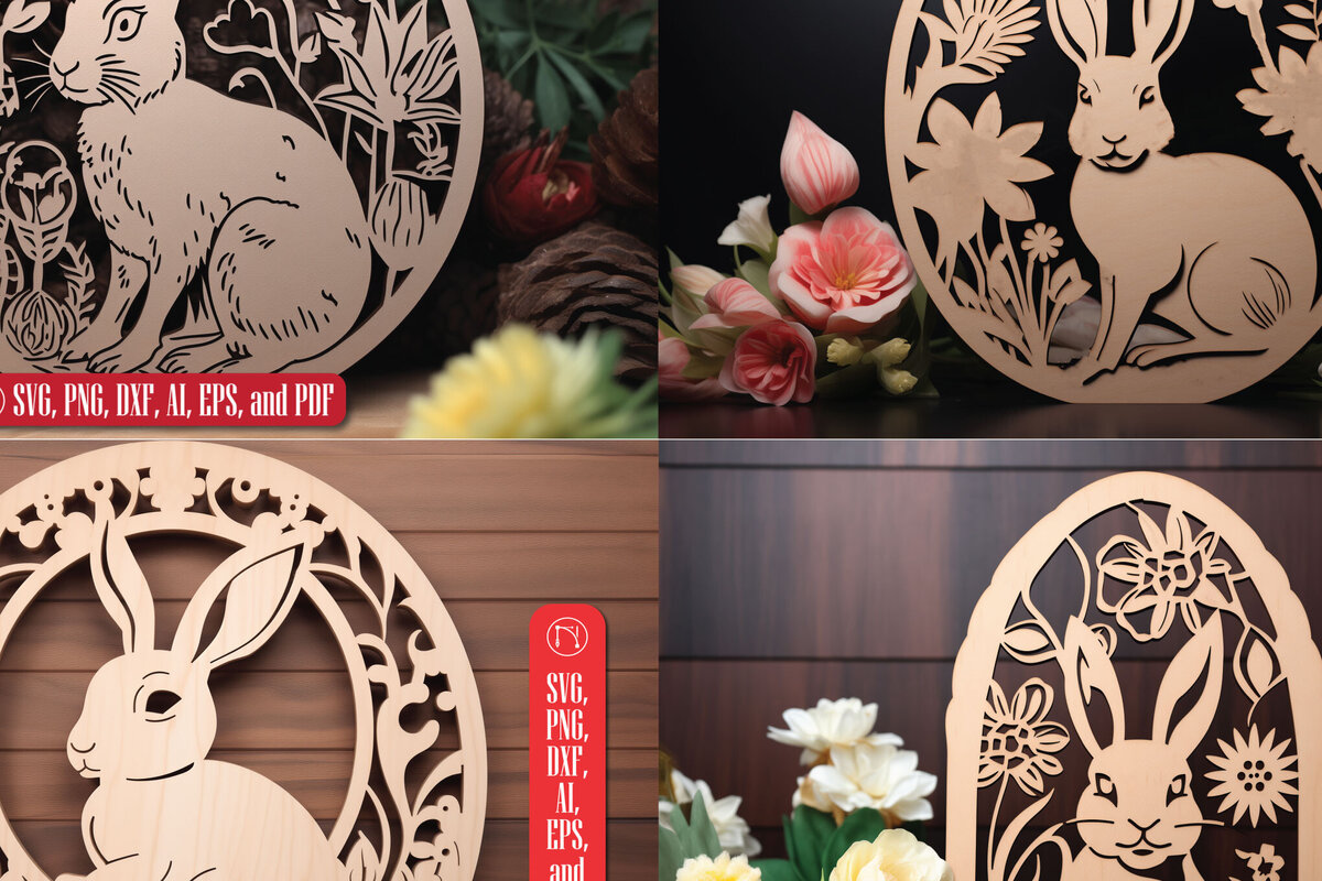 Σετ των 2 Intra απο ξύλο plywood  Χρώμα wenge 3mm-4mm πάχος - Πασχαλινή Διακόσμηση Πακέτο Δίασταση 4x4 cm INTRAFABR-80996423