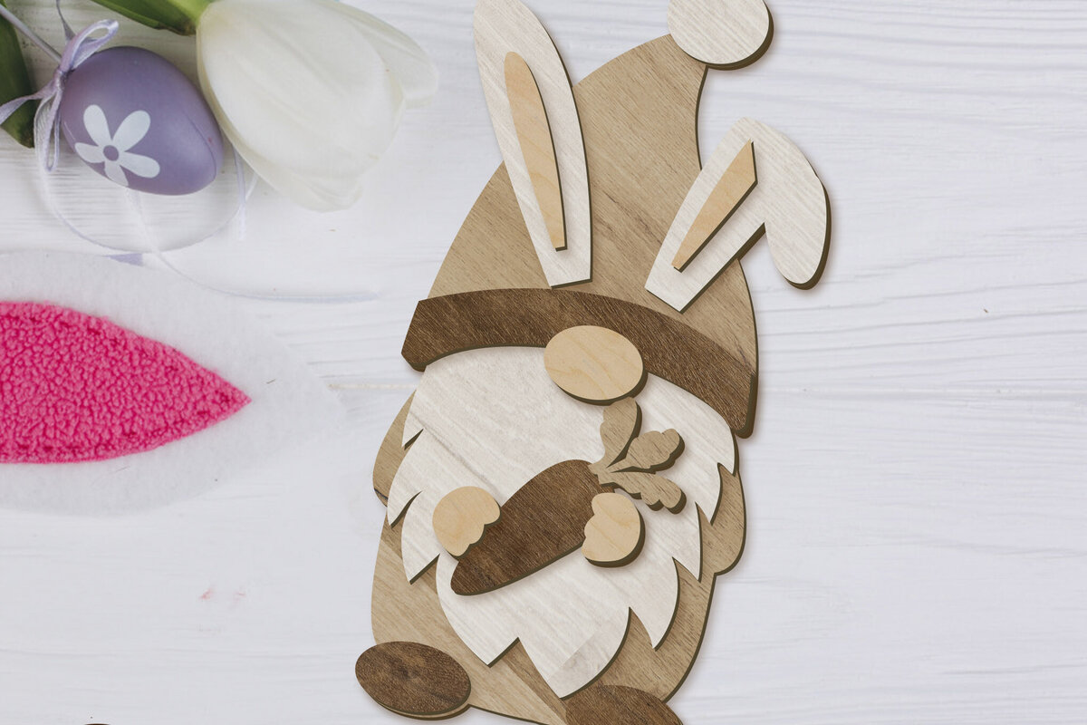 Intra απο ξύλο plywood  Χρώμα wenge 3mm-4mm πάχος - Πασχαλινό διακοσμητικό στοιχειωμένο πρότυπο Δίασταση 34x7 cm INTRAFABR-38985991