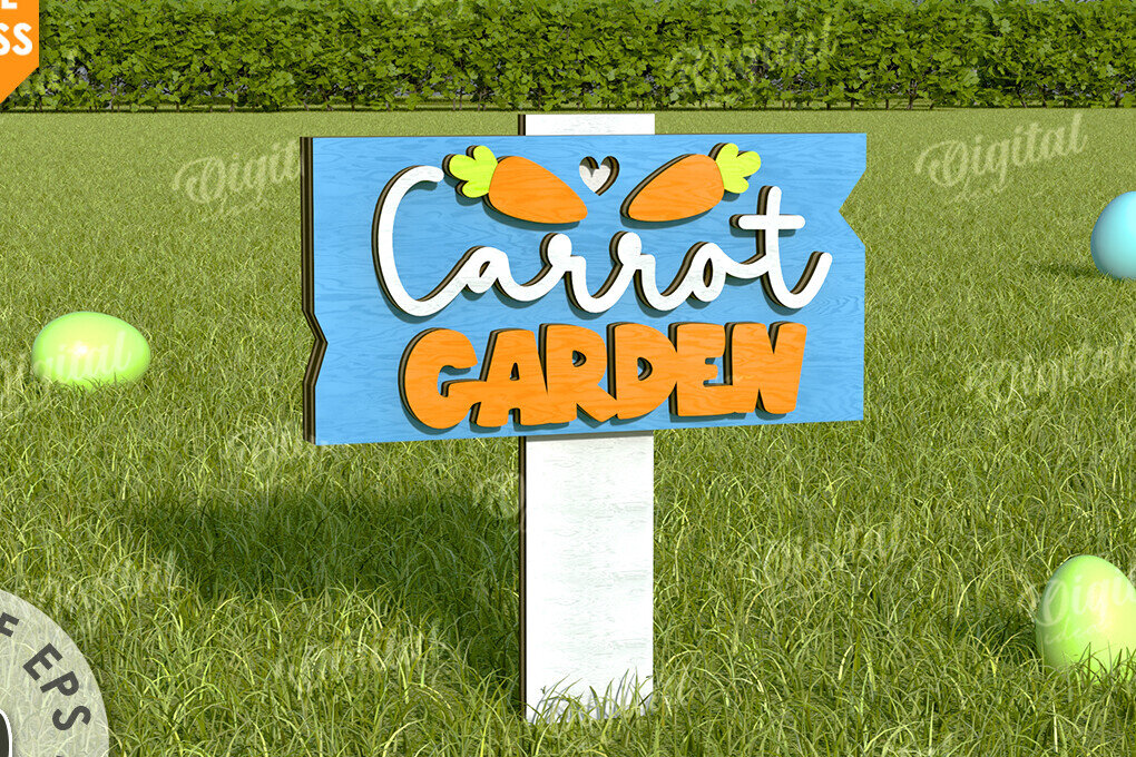 Σετ των 2 Intra απο ξύλο plywood  Χρώμα wenge 3mm-4mm πάχος - Πασχαλινή Κατευθυντική Πινακίδα Κήπου Δίασταση 15x15 cm INTRAFABR-106298034