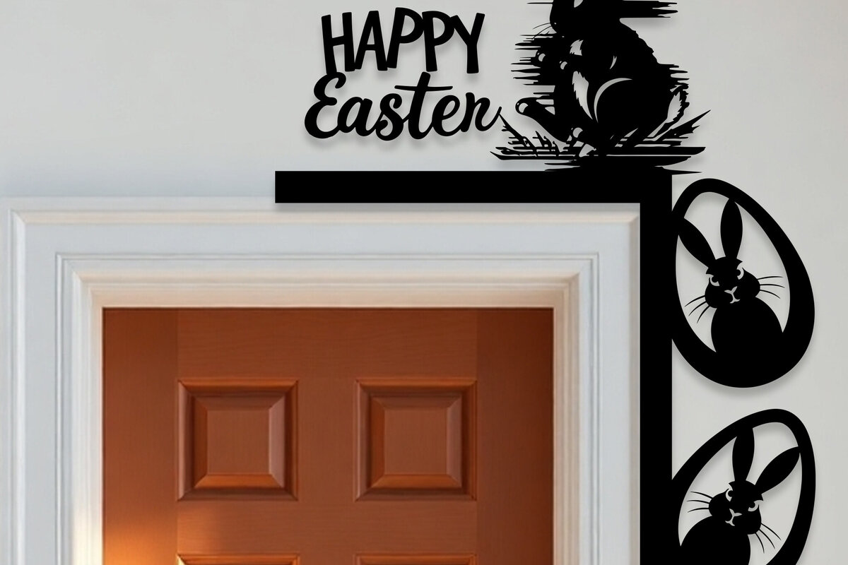 Σετ των 2 Intra απο ξύλο plywood  Χρώμα wenge 3mm-4mm πάχος - Πασχαλινή πόρτα Γωνιακή Δίασταση 15x15 cm INTRAFABR-105067348