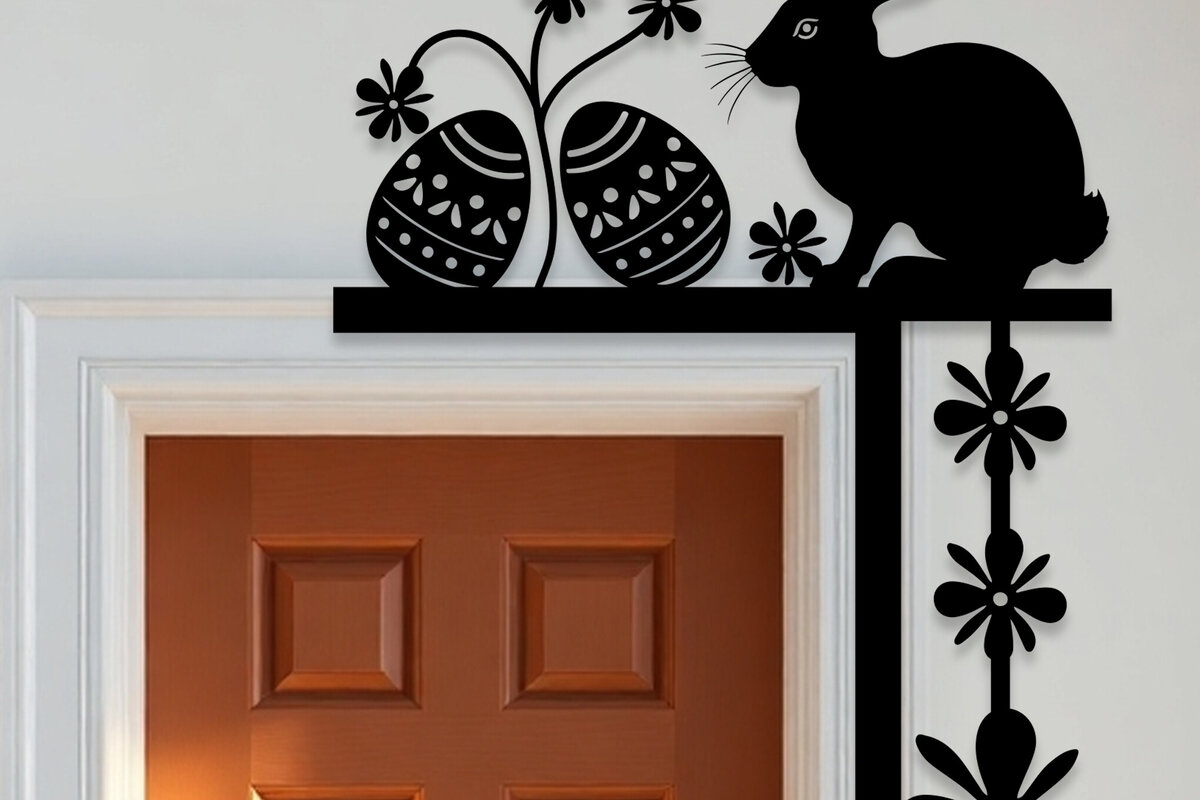 Σετ των 2 Intra απο ξύλο plywood  Χρώμα wenge 3mm-4mm πάχος - Πασχαλινή πόρτα Γωνιακή Δίασταση 15x15 cm INTRAFABR-105067371