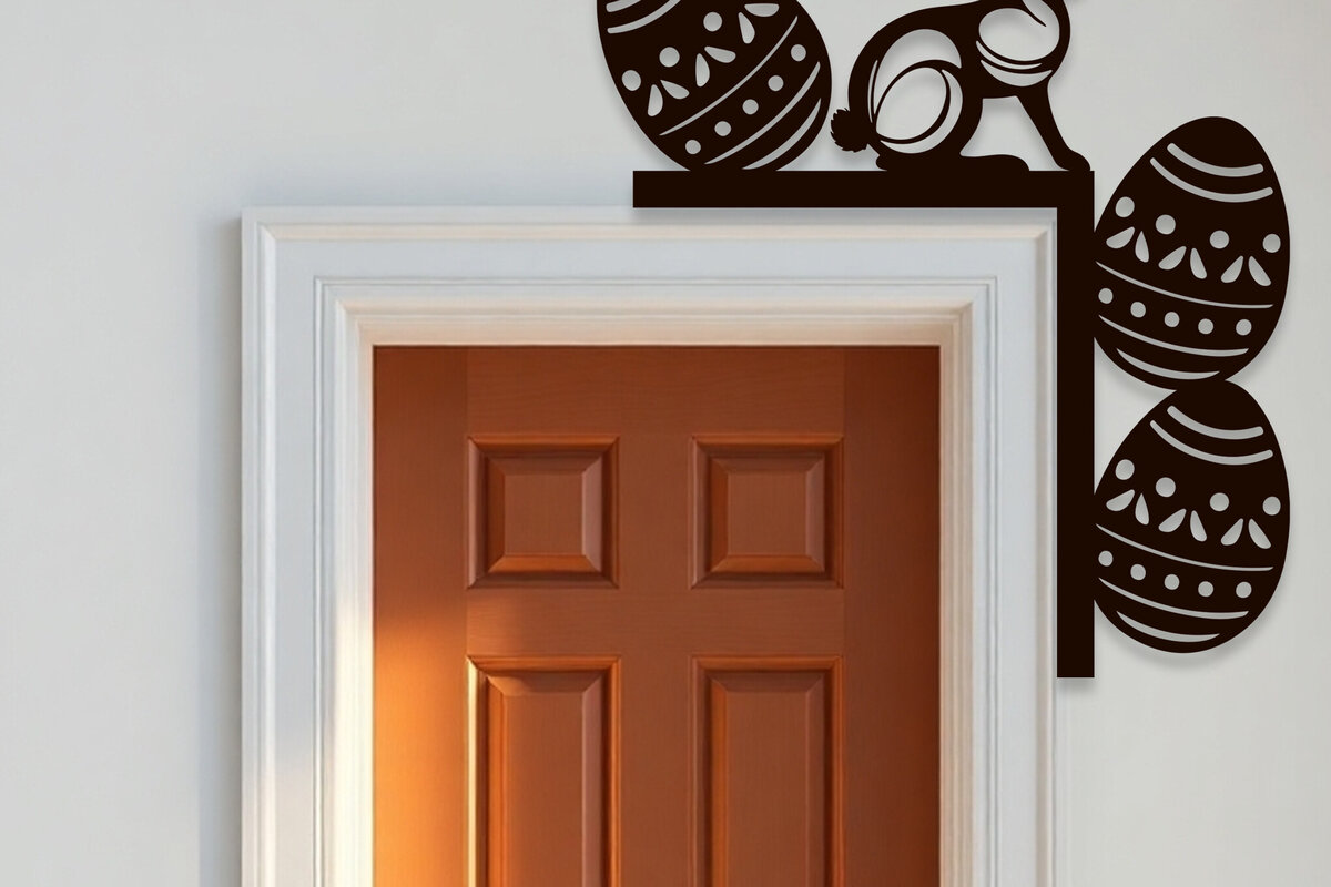 Σετ των 2 Intra απο ξύλο plywood  Χρώμα wenge 3mm-4mm πάχος - Πασχαλινή πόρτα Γωνιακή Δίασταση 15x15 cm INTRAFABR-105067378