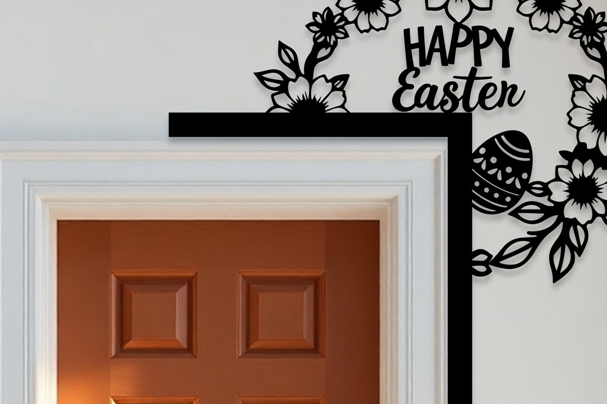 Σετ των 2 Intra απο ξύλο plywood  Χρώμα wenge 3mm-4mm πάχος - Πασχαλινή πόρτα Γωνιακή Δίασταση 15x15 cm INTRAFABR-106648885