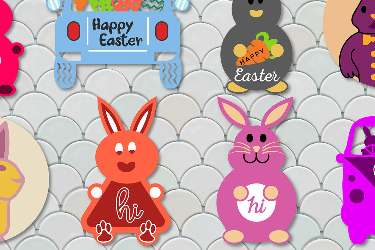 Σετ των 2 Intra απο ξύλο plywood  Χρώμα wenge 3mm-4mm πάχος - Πασχαλινή Κρεμάστρα Πόρτας Πακέτο Δίασταση 15x15 cm INTRAFABR-107820655