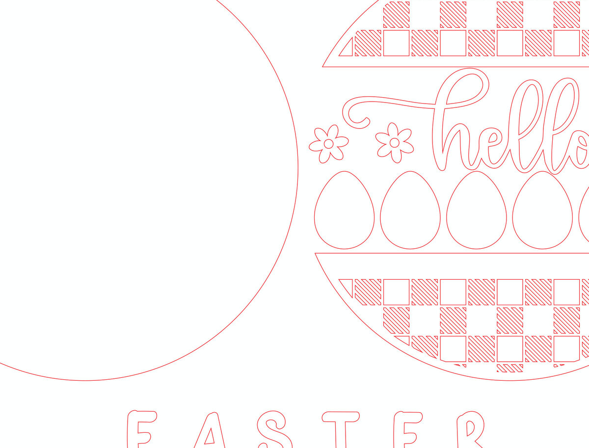 Σετ των 2 Intra απο ξύλο plywood  Χρώμα wenge 3mm-4mm πάχος - Πασχαλινή Κρεμάστρα Πόρτας Δίασταση 20x20 cm INTRAFABR-107820665