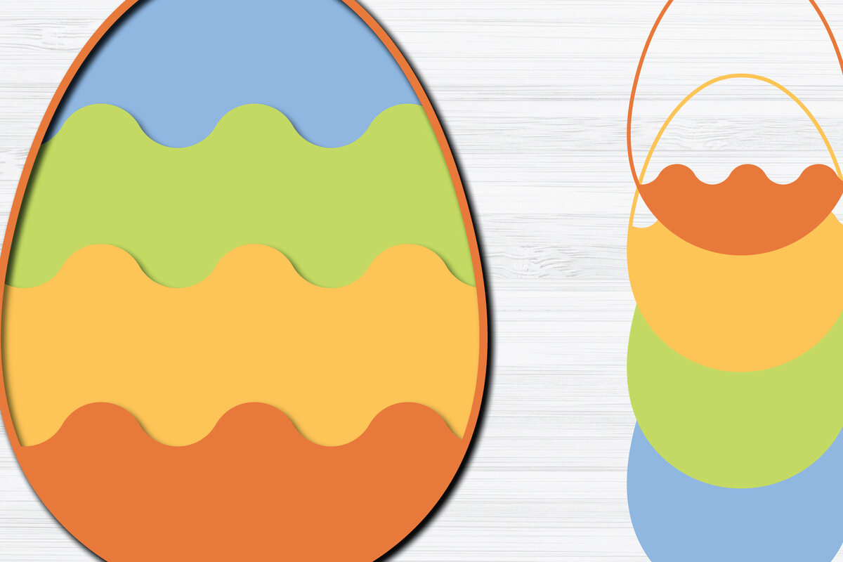 Intra απο ξύλο plywood  Χρώμα wenge 3mm-4mm πάχος - Πασχαλινό αυγό 3d Paper Cut Δίασταση 1200x1200 cm INTRAFABR-106883852