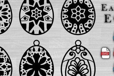 Σετ των 2 Intra απο ξύλο plywood  Χρώμα wenge 3mm-4mm πάχος - Πασχαλινό αυγό Δίασταση 15x15 cm INTRAFABR-108381066