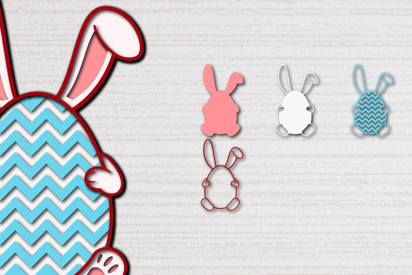 Σετ των 2 Intra απο ξύλο plywood  Χρώμα wenge 3mm-4mm πάχος - Πασχαλινό αυγό Δίασταση 15x15 cm INTRAFABR-78857035