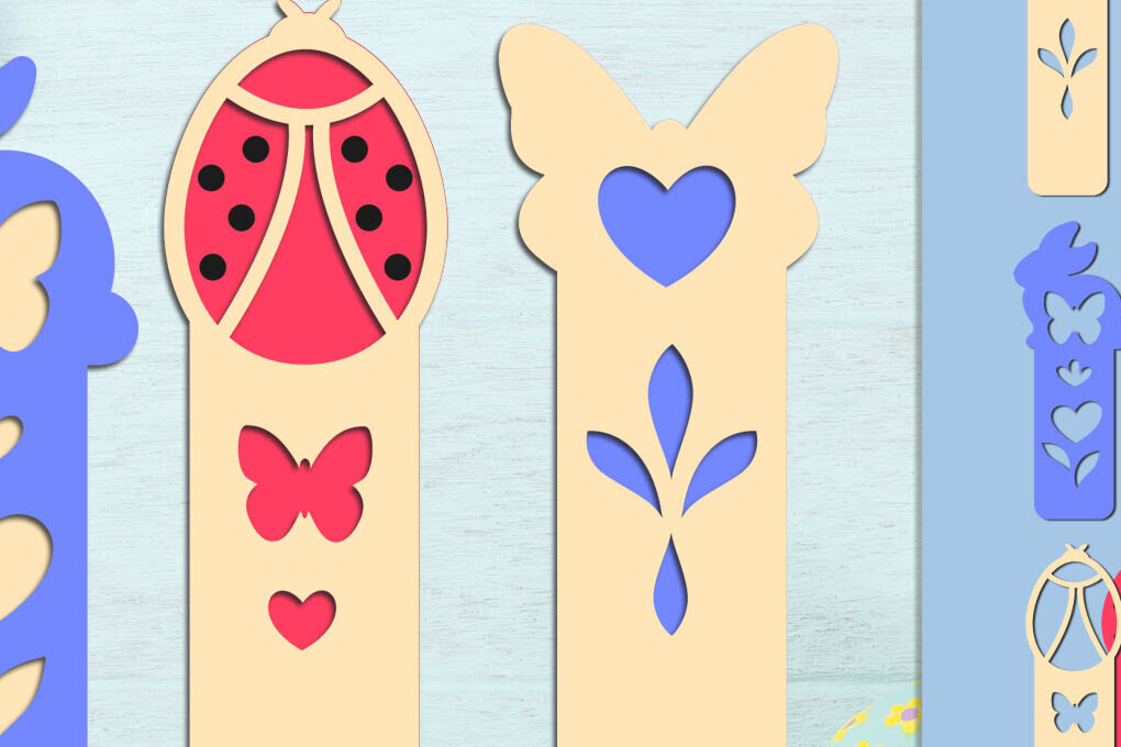 Σετ των 2 Intra απο ξύλο plywood  Χρώμα wenge 3mm-4mm πάχος - Πασχαλινό αυγό σελιδοδείκτης με Bunny Δίασταση 15x15 cm INTRAFABR-90184528