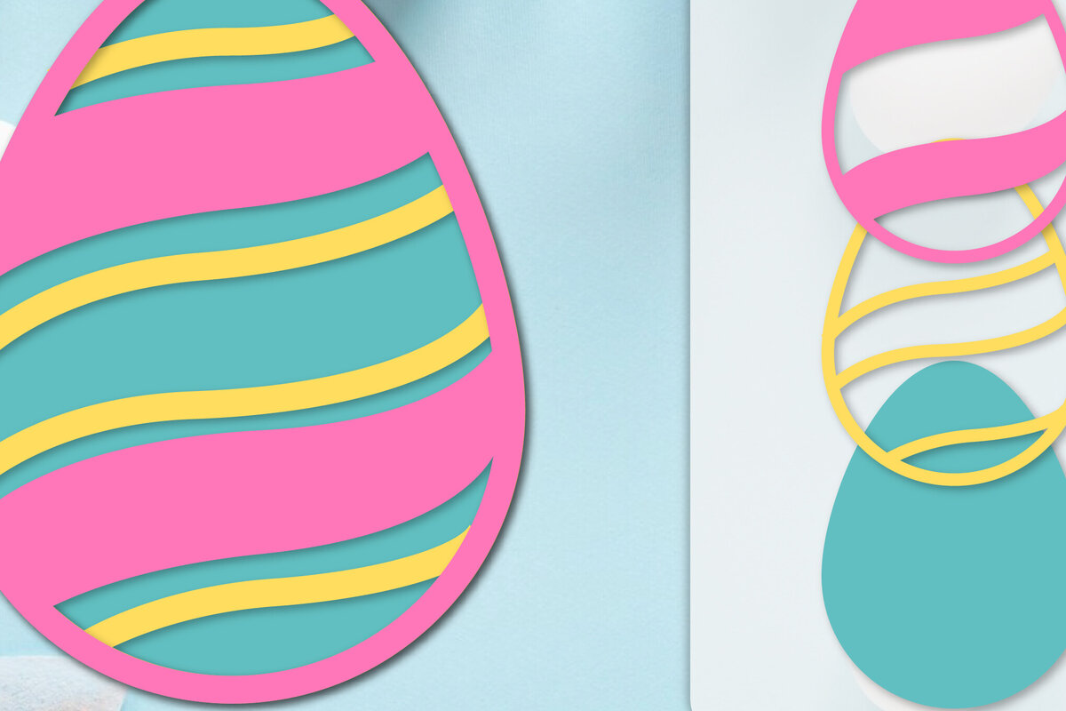 Σετ των 2 Intra απο ξύλο plywood  Χρώμα wenge 3mm-4mm πάχος - με στρώσεις πασχαλινών αυγών Δίασταση 20x20 cm INTRAFABR-34696397