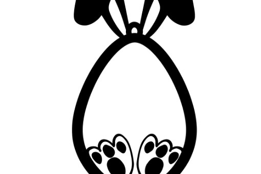 Σετ των 2 Intra απο ξύλο plywood  Χρώμα wenge 3mm-4mm πάχος - Μονόγραμμα Πασχαλινών Αυγών Δίασταση 4x4 cm INTRAFABR-100624102