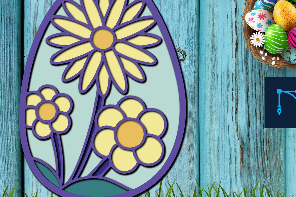 Σετ των 2 Intra απο ξύλο plywood  Χρώμα wenge 3mm-4mm πάχος - Πασχαλινό αυγό Πολυστρωματικό κοπής Δίασταση 15x15 cm INTRAFABR-101079177