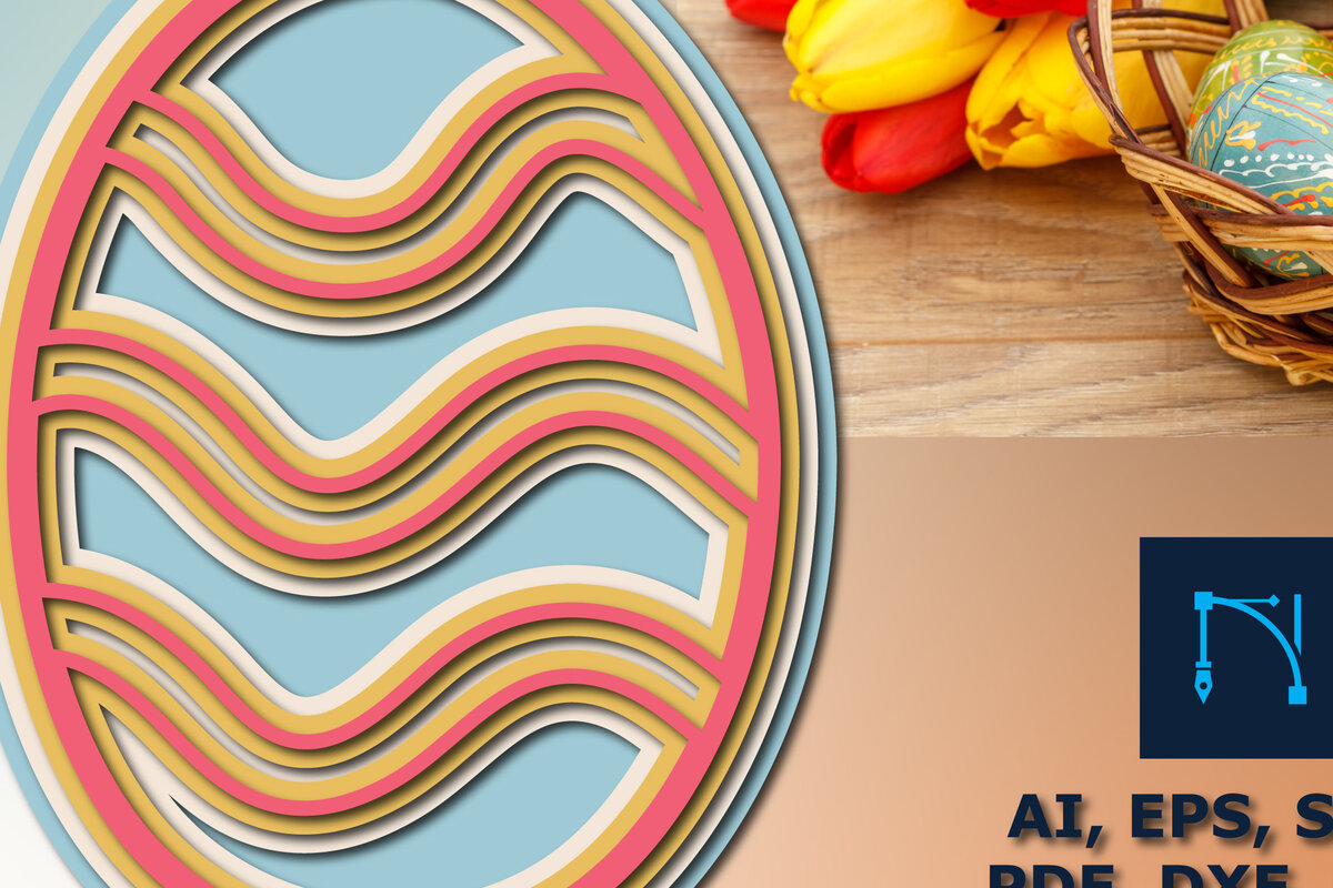 Σετ των 2 Intra απο ξύλο plywood  Χρώμα wenge 3mm-4mm πάχος - Πασχαλινό αυγό Πολυστρωματικό κοπής Δίασταση 15x15 cm INTRAFABR-101079187