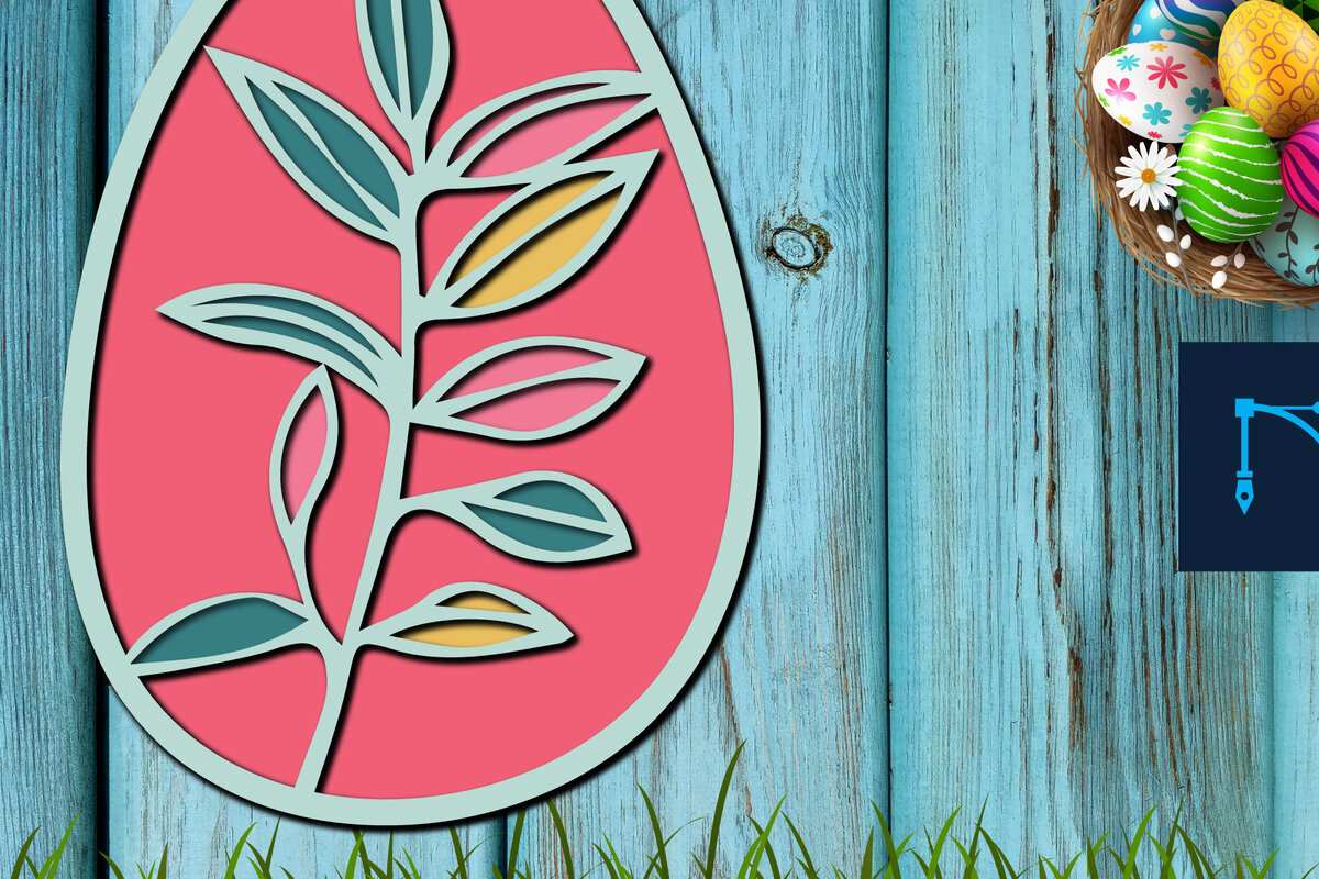 Σετ των 2 Intra απο ξύλο plywood  Χρώμα wenge 3mm-4mm πάχος - Πασχαλινό αυγό Πολυστρωματικό κοπής Δίασταση 15x15 cm INTRAFABR-105334122