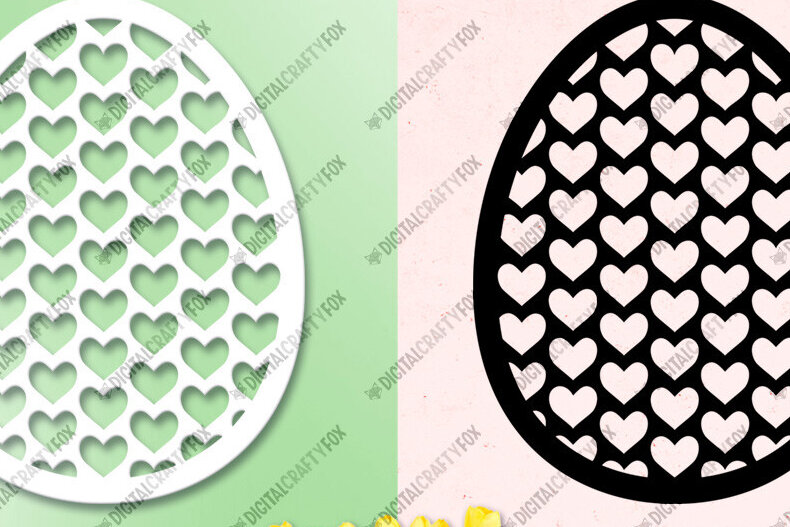 Σετ των 2 Intra απο ξύλο plywood  Χρώμα wenge 3mm-4mm πάχος - Πασχαλινό αυγό Κόψιμο χαρτιού , αυγών Δίασταση 6x6 cm INTRAFABR-70665823