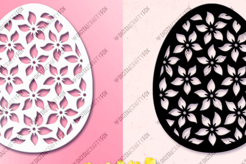 Σετ των 2 Intra απο ξύλο plywood  Χρώμα wenge 3mm-4mm πάχος - Πασχαλινό αυγό , κομμένο αυγό λουλουδιών Δίασταση 6x6 cm INTRAFABR-102642516