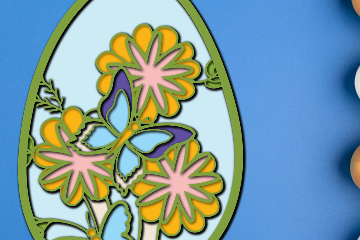 Σετ των 2 Intra απο ξύλο plywood  Χρώμα wenge 3mm-4mm πάχος - Πασχαλινό αυγό , αυγό 3D στρώσης, αυγό λουλουδιών Δίασταση 15x15 cm INTRAFABR-120767996