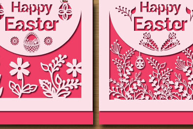 Σετ των 2 Intra απο ξύλο plywood  Χρώμα wenge 3mm-4mm πάχος - Πασχαλινή Δωροκάρτα 1448 Δίασταση 15x15 cm INTRAFABR-93087105