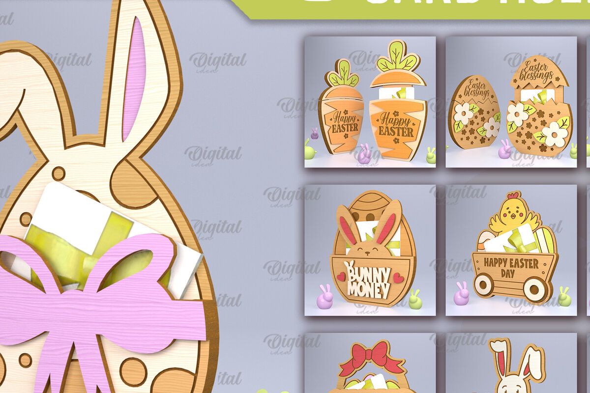 Σετ των 2 Intra απο ξύλο plywood  Χρώμα wenge 3mm-4mm πάχος - Δώρο Πασχαλινής Δωροκάρτας Πακέτο κοπής με λέιζερ Δίασταση 15x15 cm INTRAFABR-25728814