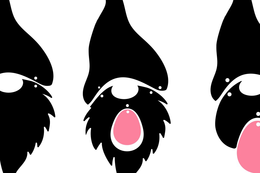 Σετ των 3 Intra απο ξύλο plywood  Χρώμα wenge 3mm-4mm πάχος - Πασχαλινά σκουλαρίκια Gnome Δίασταση 3x3 cm INTRAFABR-117849315