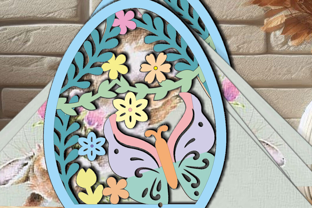 Σετ των 2 Intra απο ξύλο plywood  Χρώμα wenge 3mm-4mm πάχος - Πασχαλινή θήκη χαρτοπετσέτας Laser Δίασταση 15x15 cm INTRAFABR-34280144