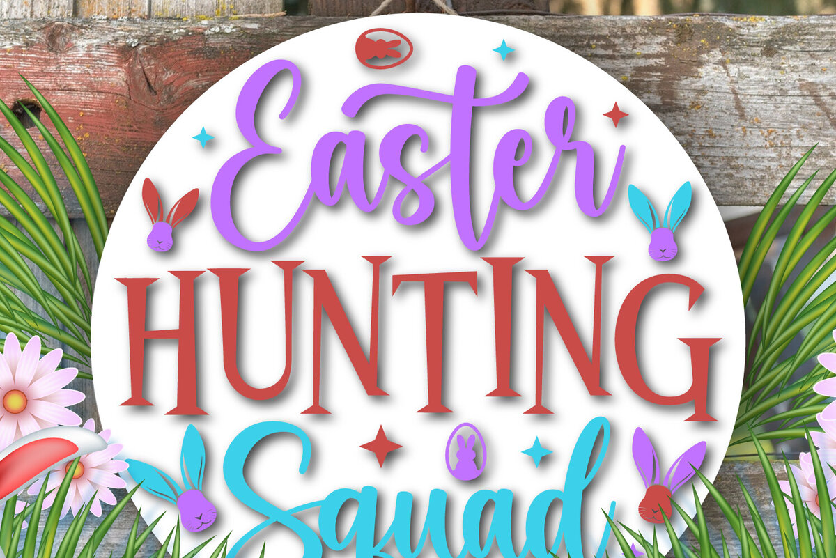 Σετ των 2 Intra απο ξύλο plywood  Χρώμα wenge 3mm-4mm πάχος - Στρογγυλή πινακίδα πόρτας πασχαλινής κυνηγετικής ομάδας Δίασταση 4x4 cm INTRAFABR-118028861